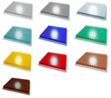 Поликарбонат сотовый Скарб Синий 10мм — фото 2